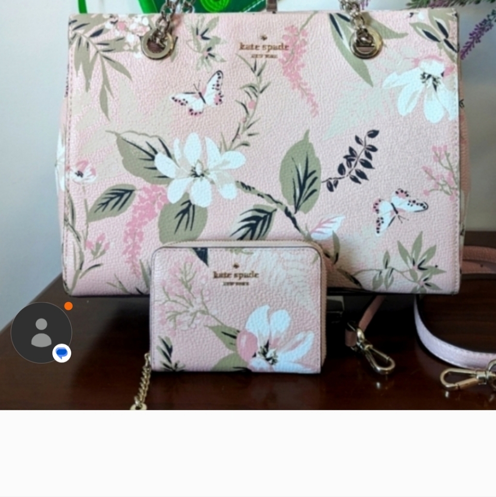 Kate Spade Pink Floral Shoulder Bag